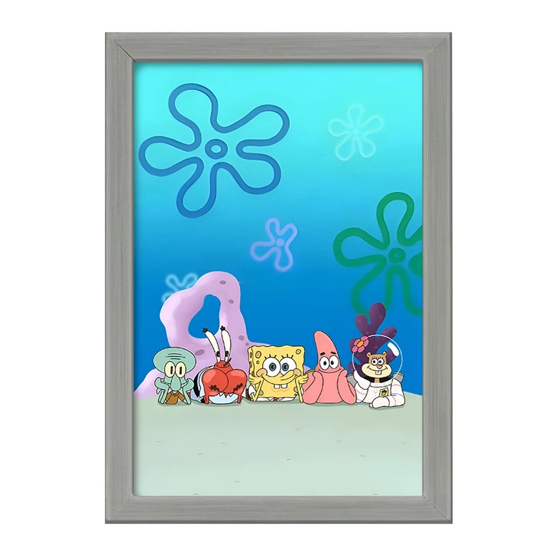 تابلو خندالو طرح باب اسفنجی و پاتریک کد F5438