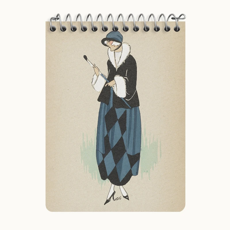 دفتر یادداشت 50 برگ خندالو طرح فیگور دخترانه کد N2482