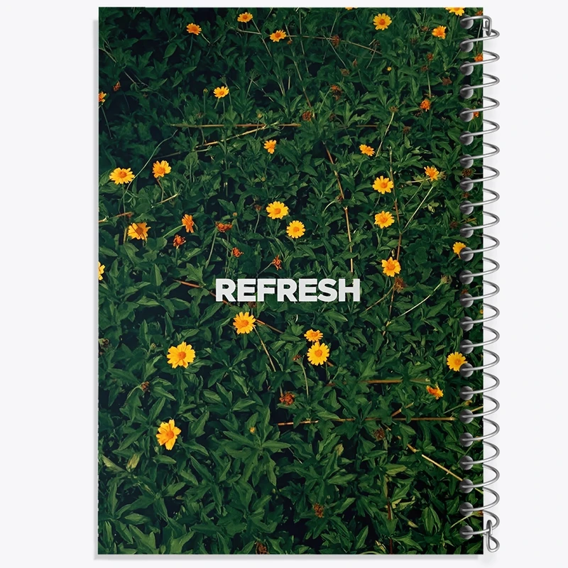 دفتر طراحی 50 برگ خندالو طرح Refresh کد N7334