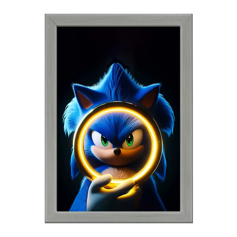 تابلو خندالو طرح سونیک (Sonic) کد F2228