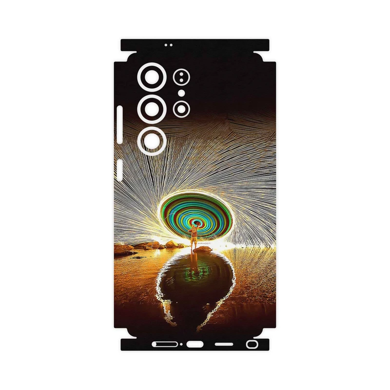 برچسب پوششی ماهوت مدل Night Light Fountain-FullSkin مناسب برای گوشی موبایل سامسونگ Galaxy S25 Ultra