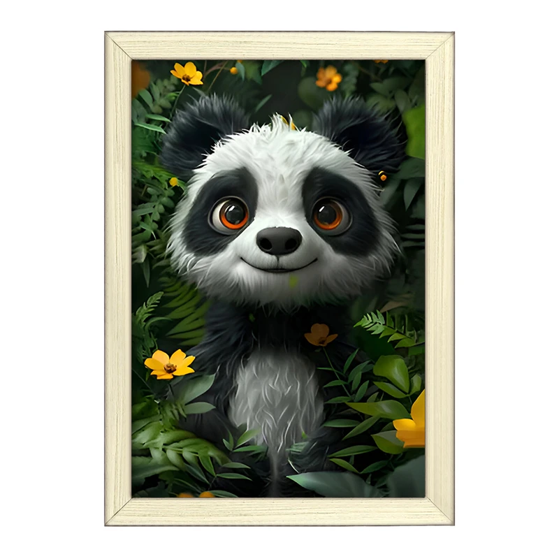 تابلو خندالو طرح پاندای بانمک کد F8160