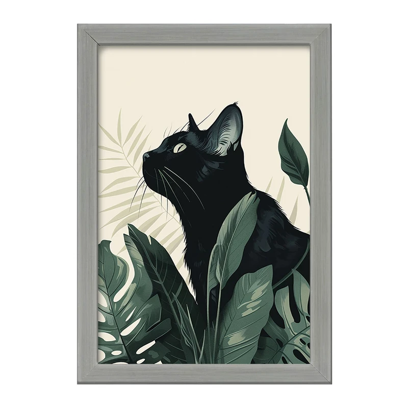 تابلو خندالو طرح گربه (Cat) کد F1748