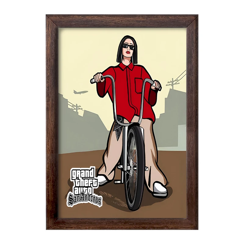 تابلو خندالو طرح جی تی ای (GTA) کد F13534