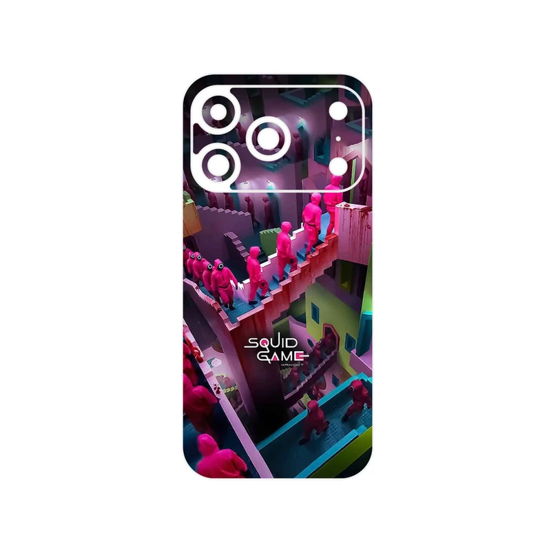 برچسب پوششی ماهوت مدل Squid Game مناسب برای گوشی موبایل اپل iPhone 17 Pro