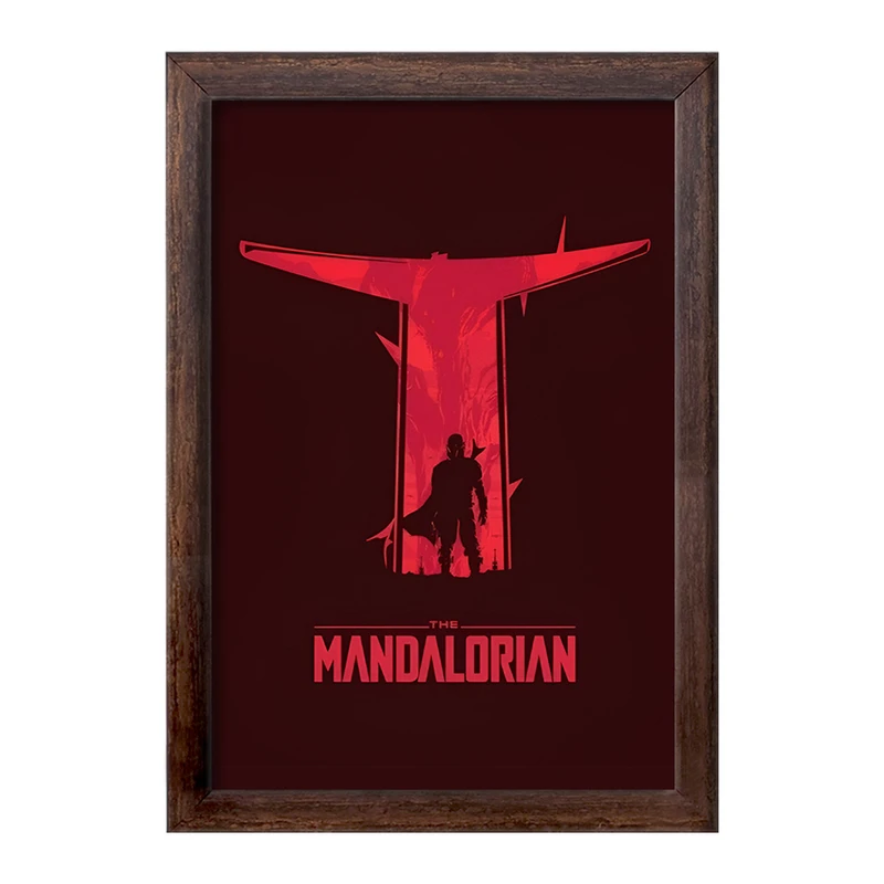 تابلو خندالو طرح مندلورین (The Mandalorian) کد F13749