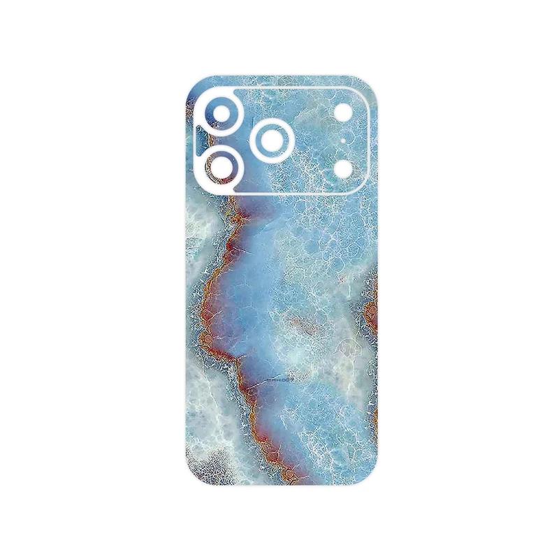 برچسب پوششی ماهوت مدل Blue_Ocean_Marble مناسب برای گوشی موبایل اپل iPhone 17 Pro