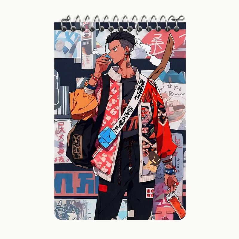 دفتر یادداشت 50 برگ خندالو طرح پسرانه کد F4485