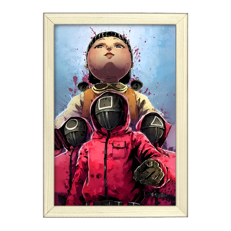 تابلو خندالو طرح بازی مرکب (Squid Game) کد F11855