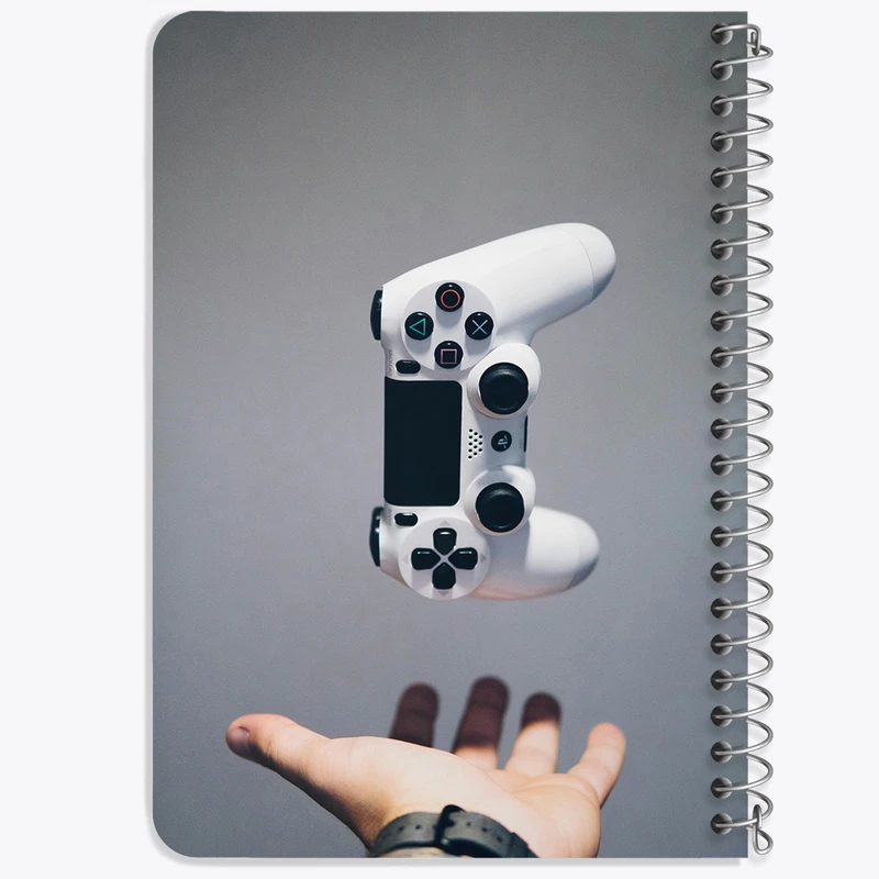 دفتر یادداشت 50 برگ خندالو طرح گیمر (Gamer) کد F253