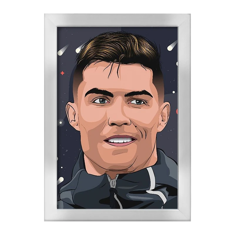 تابلو خندالو طرح کریستیانو رونالدو  کد 13924