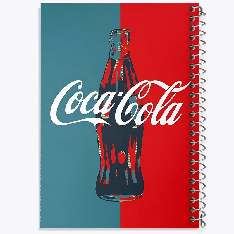 دفتر ژورنال نویسی 50 برگ خندالو مدل نقطه ای طرح کوکاکولا کد F4036