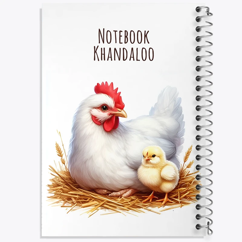 دفتر نقاشی 50 برگ خندالو طرح مرغ و جوجه کد N7252