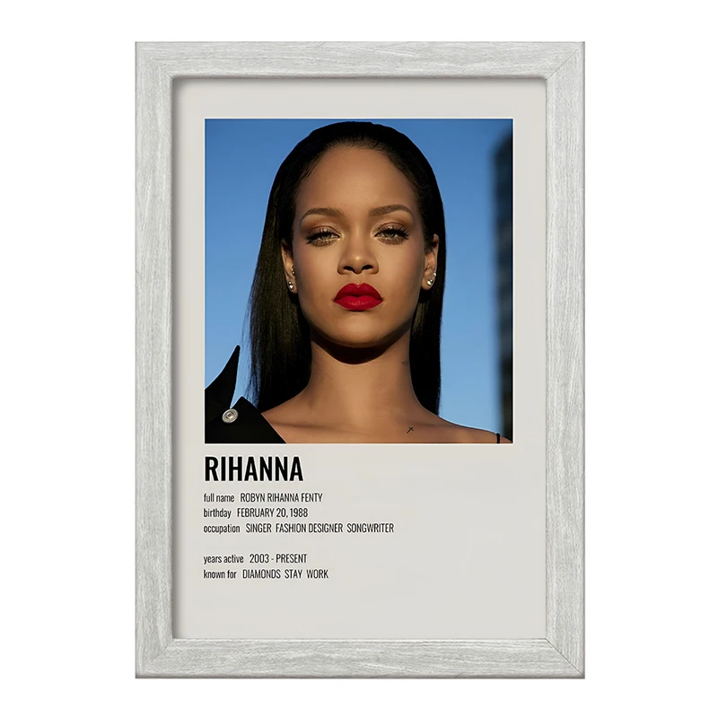 تابلو خندالو طرح ریحانا (Rihanna) کد F13341