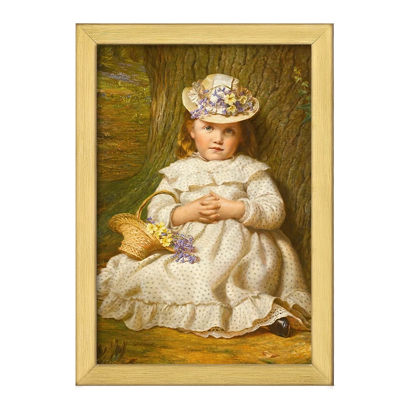 تابلو خندالو طرح نقاشی پامچال و بلبلز اثر ساموئل سیدلی کد F12350