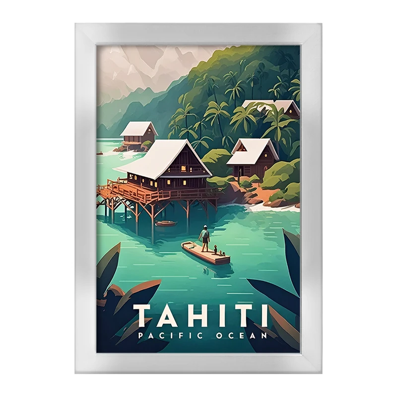 تابلو خندالو طرح تاهیتی (Tahiti) کد F6314