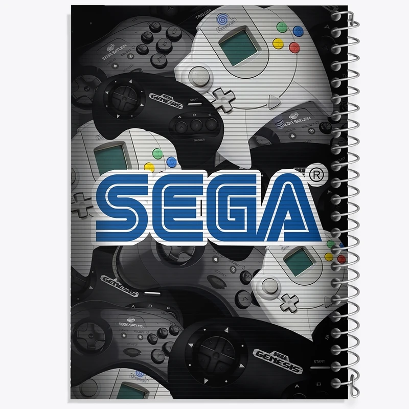 دفتر طراحی 50 برگ خندالو طرح Sega کد F2525