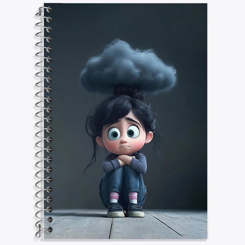 دفتر نت موسیقی 50 برگ خندالو طرح دخترانه کد F8751