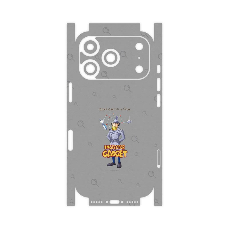 برچسب پوششی ماهوت مدل Inspector Gadget-FullSkin مناسب برای گوشی موبایل اپل iPhone 17 Pro