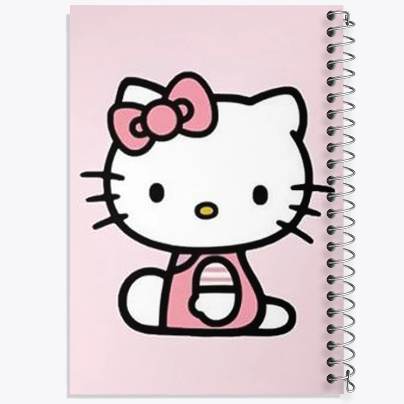 دفتر طراحی 50 برگ خندالو طرح هلو کیتی (Hello Kitty) کد N1842