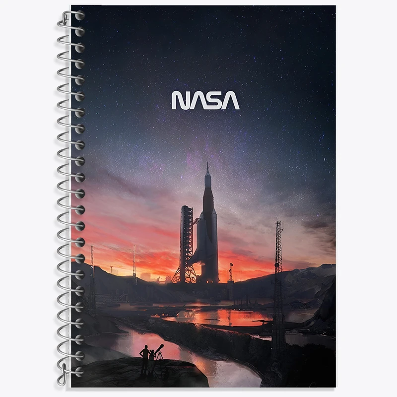 دفتر نت موسیقی 50 برگ خندالو طرح ناسا (Nasa) کد F10812