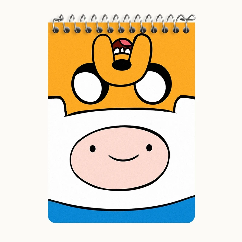 دفتر یادداشت 50 برگ خندالو طرح وقت ماجراجویی (Adventure Time) کد N6775
