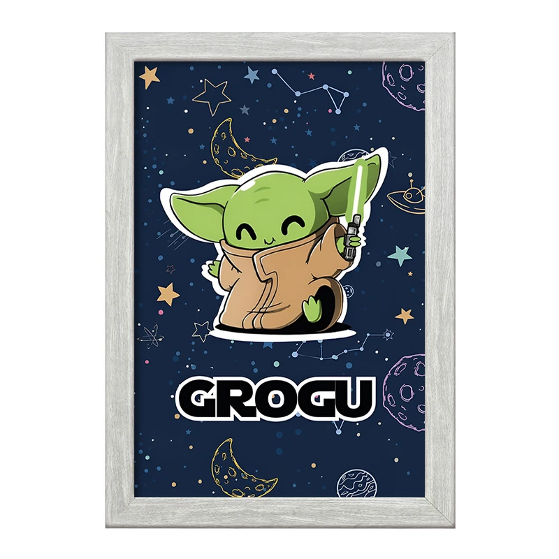 تابلو خندالو طرح بیبی یودا کد F11023