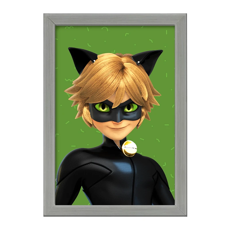 تابلو خندالو طرح پسر گربه ای  کد 3444