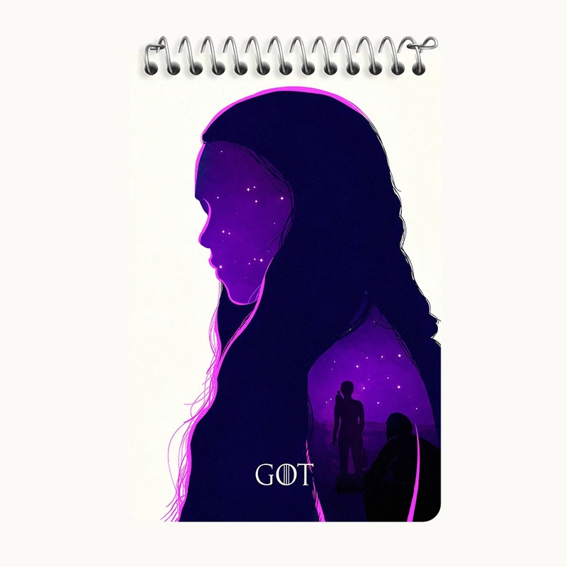 دفتر یادداشت 50 برگ خندالو طرح گیم آف ترونز (Game of Thrones) کد F13759