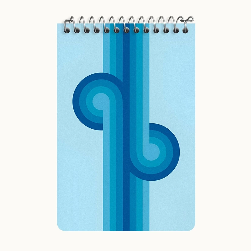 دفتر یادداشت 50 برگ خندالو طرح تنالیته رنگی کد F7485