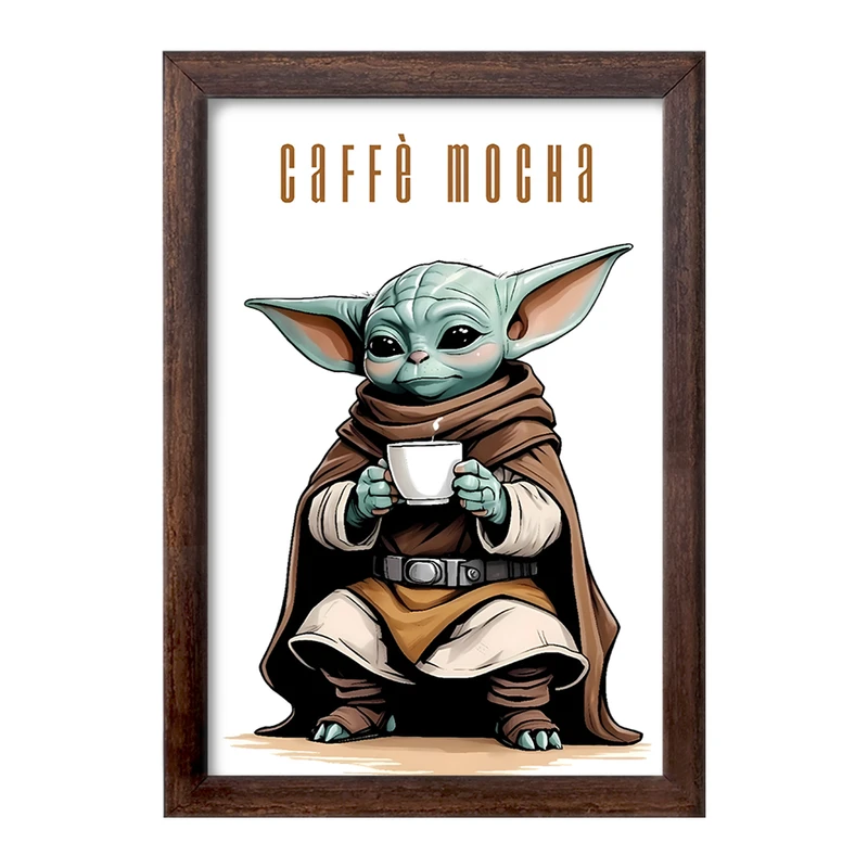 تابلو خندالو طرح بیبی یودا کد F10177