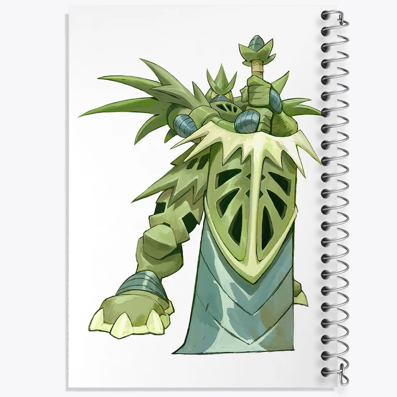 دفتر طراحی 50 برگ خندالو طرح بازی شکارچی هیولا (Monster Hunter) کد 33188