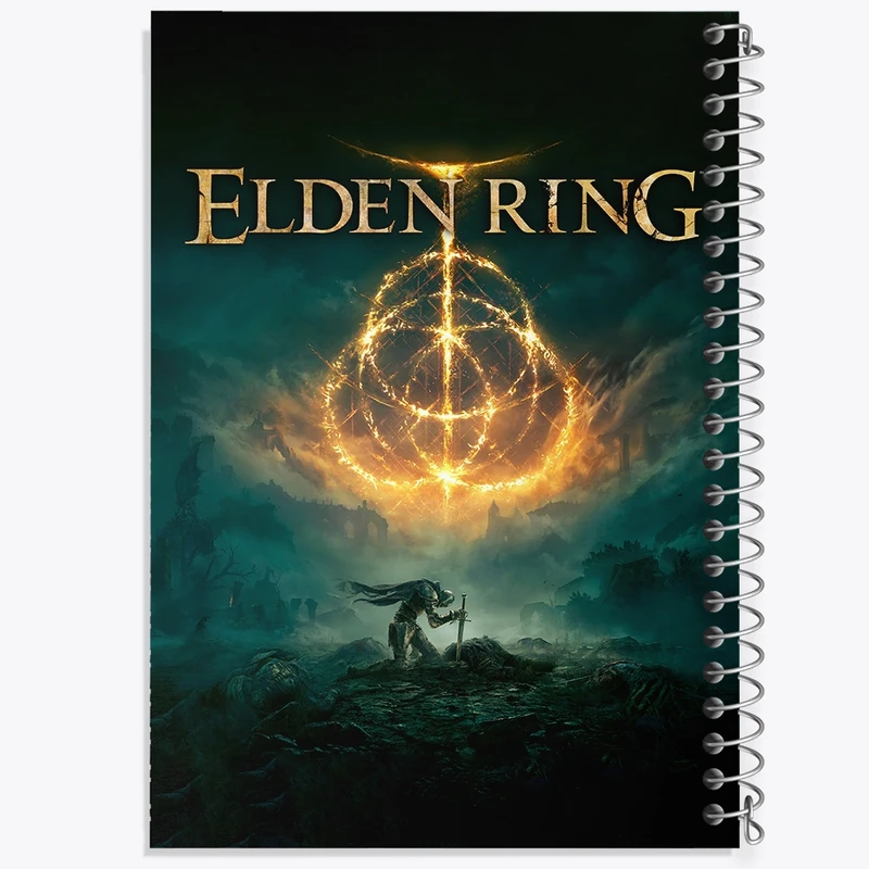 دفتر طراحی 50 برگ خندالو طرح بازی الدن رینگ Elden Ring کد 26132