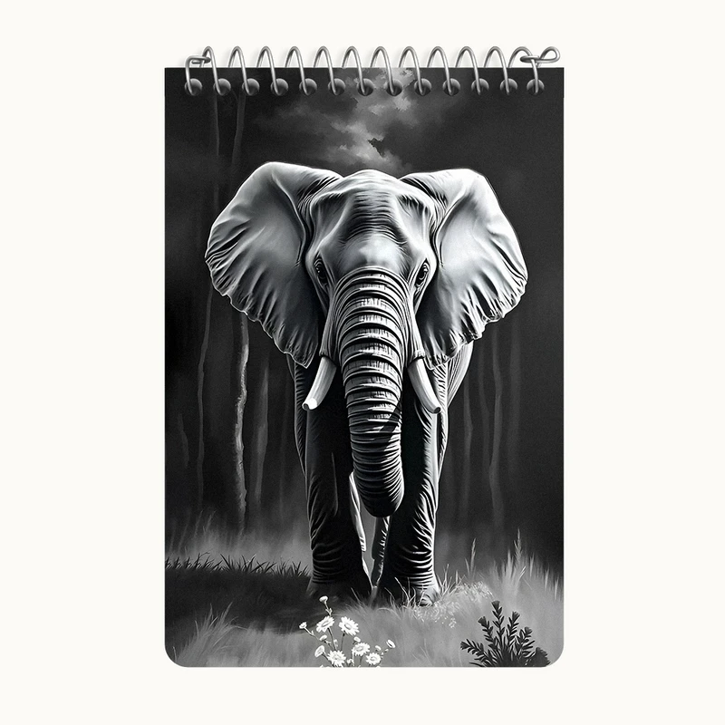 دفتر یادداشت 50 برگ خندالو طرح فیل کد F11528