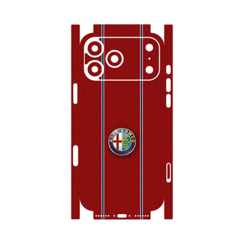 برچسب پوششی ماهوت مدل Alfa Romeo-FullSkin مناسب برای گوشی موبایل اپل iPhone 17 Pro Max