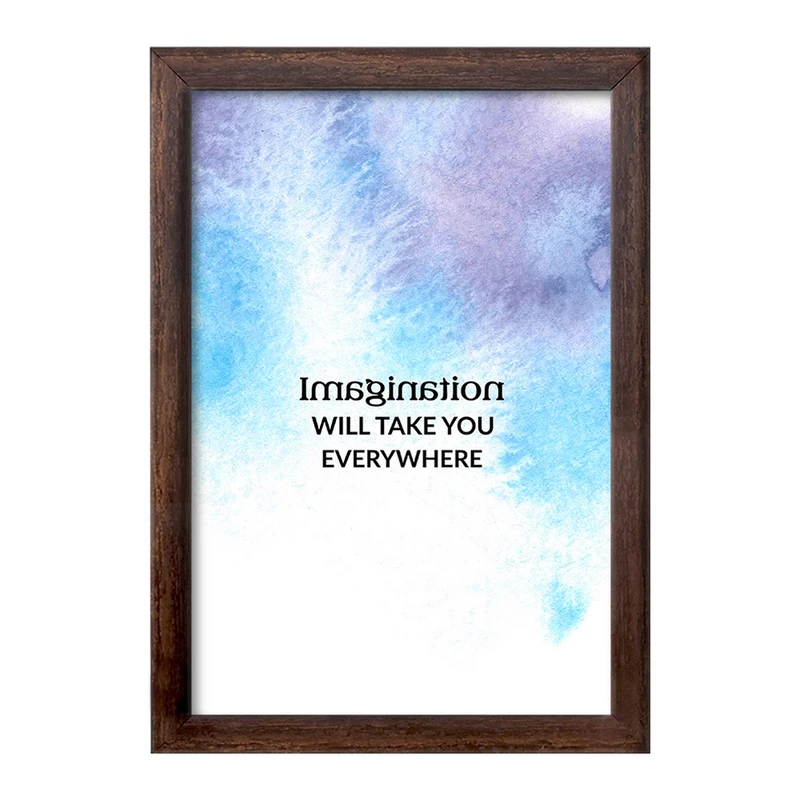 تابلو خندالو طرح Imagination Will Take You Everywhere کد F11414
