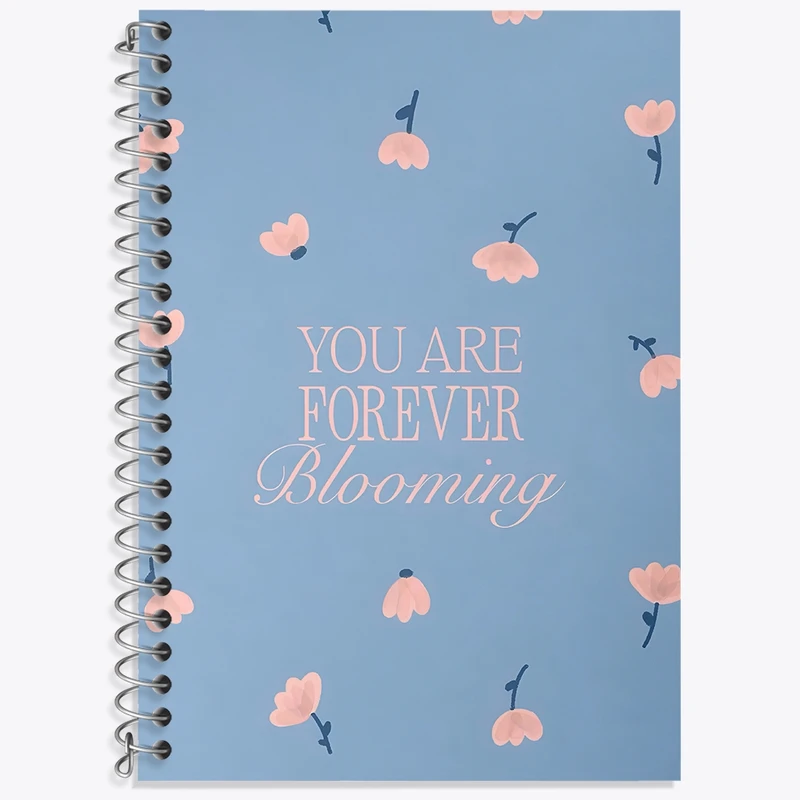 دفتر زبان 50 برگ خندالو مدل سه خط طرح انگیزشی کد N7318