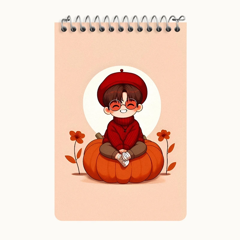 دفتر یادداشت 50 برگ خندالو طرح پسرانه کیوت کد F6659