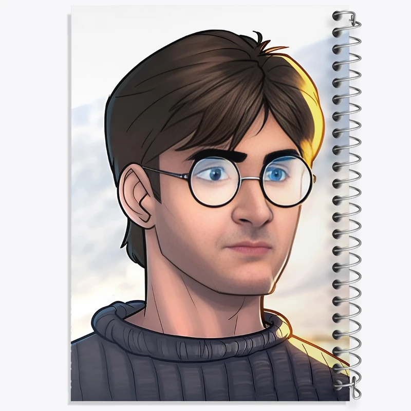 دفتر مشق 50 برگ خندالو طرح هری پاتر (Harry Potter) کد F12703