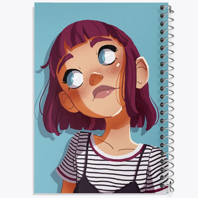 دفتر مشق 50 برگ خندالو طرح دخترانه کد F10965