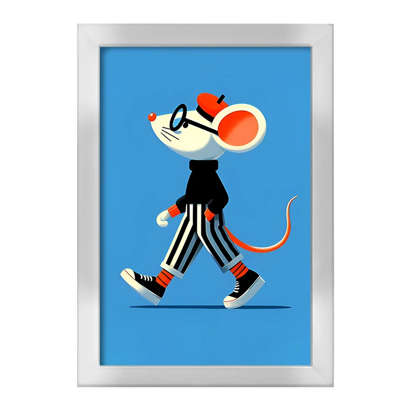 تابلو خندالو طرح موش بانمک کد F7963