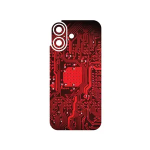 MAHOOT Red_Printed_Circuit_Board Cover Sticker for Apple iPhone 17