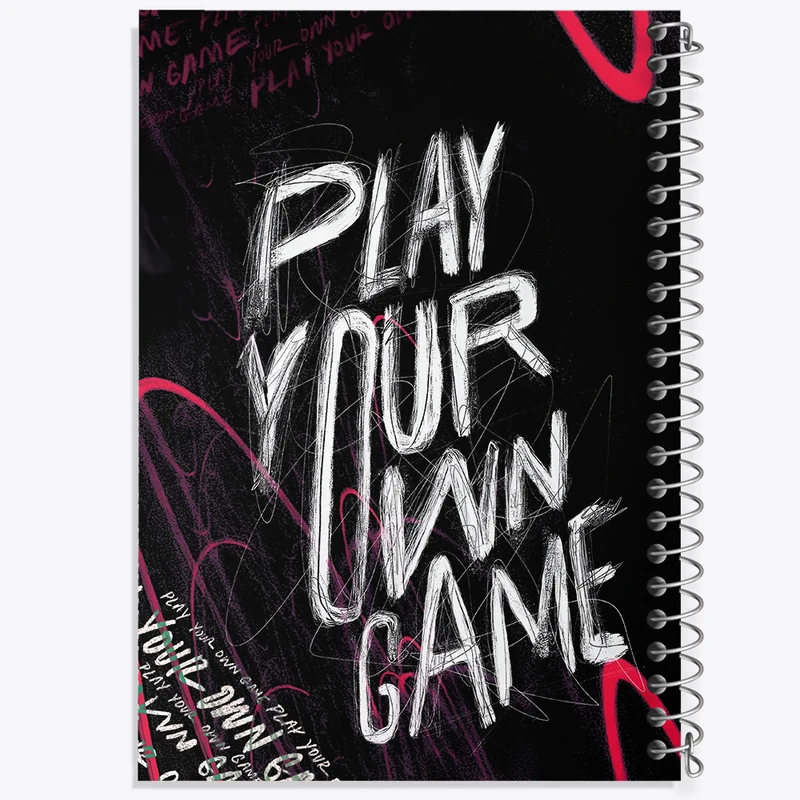 دفتر مشق 50 برگ خندالو طرح Play Your Own Game کد F4072