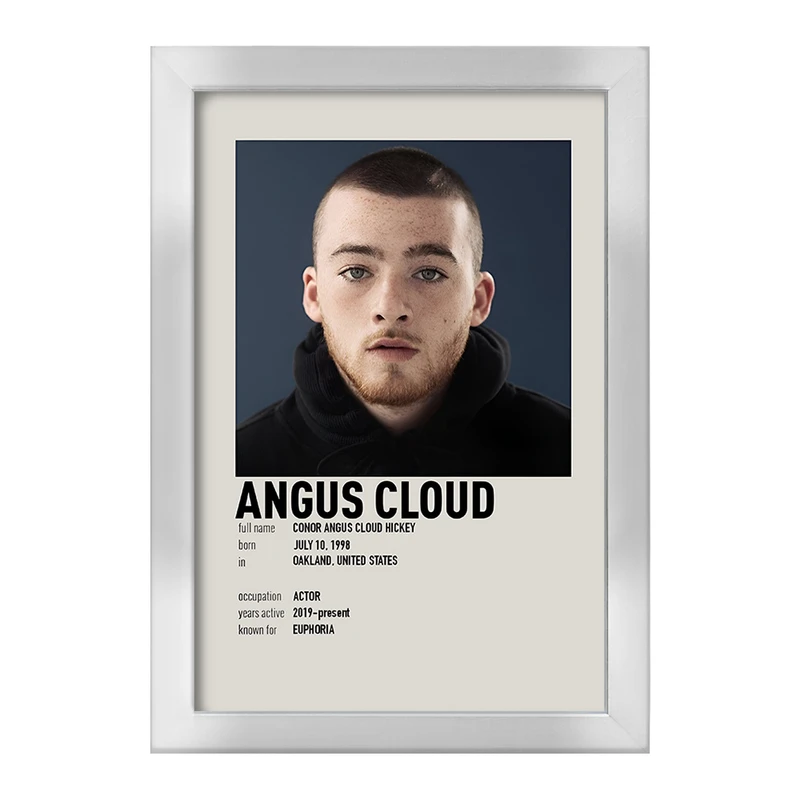 تابلو خندالو طرح آنگوس کلود (Angus Cloud) کد F13141