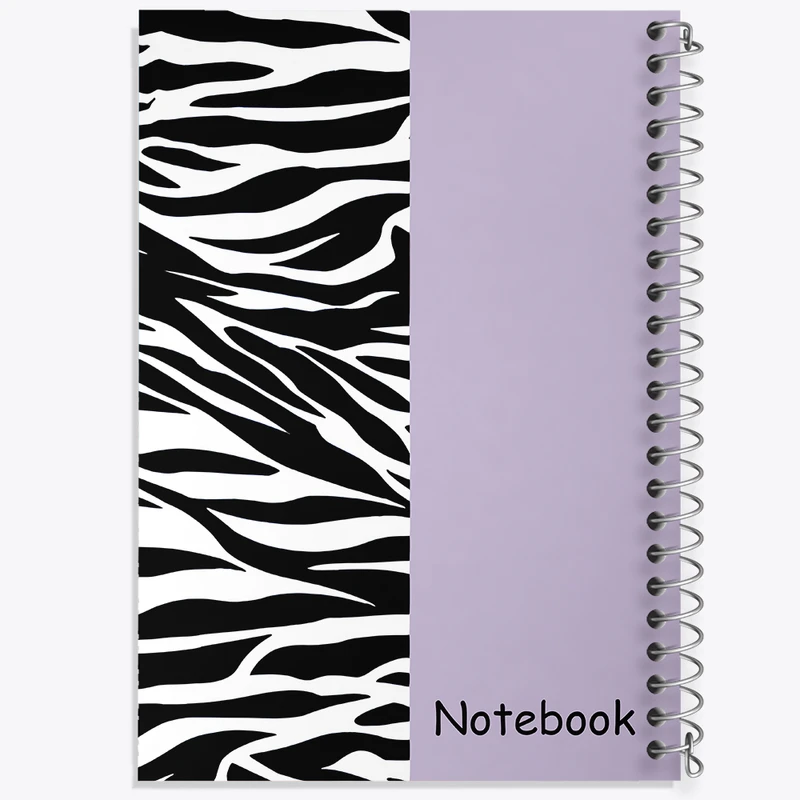 دفتر نقاشی 50 برگ خندالو طرح بافت گورخری کد N6743