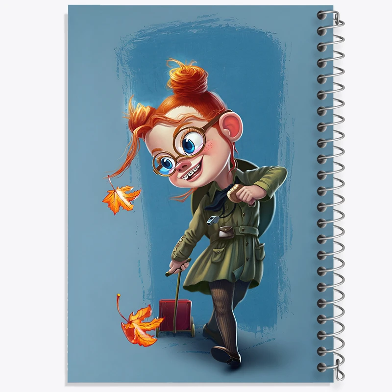 دفتر نقاشی 50 برگ خندالو طرح دخترانه کد N6148