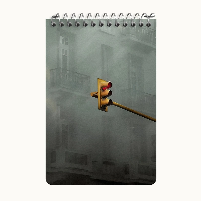 دفتر یادداشت 50 برگ خندالو طرح چراغ راهنمایی کد F5243