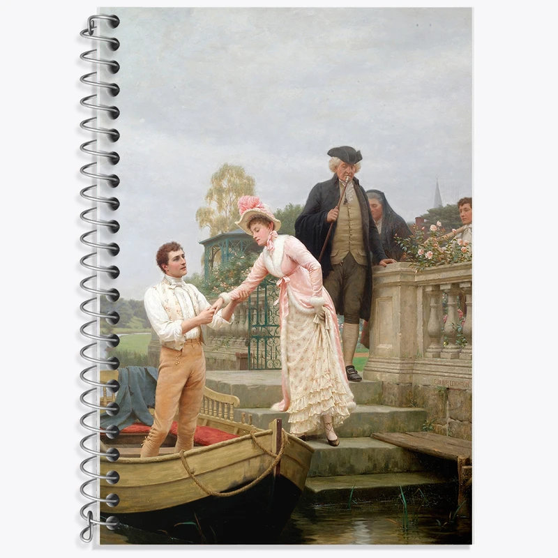 دفتر نت موسیقی 50 برگ خندالو طرح نقاشی دست شیرینت را در دستان من بگذار اثر ادموند بلر لیتون کد F12471