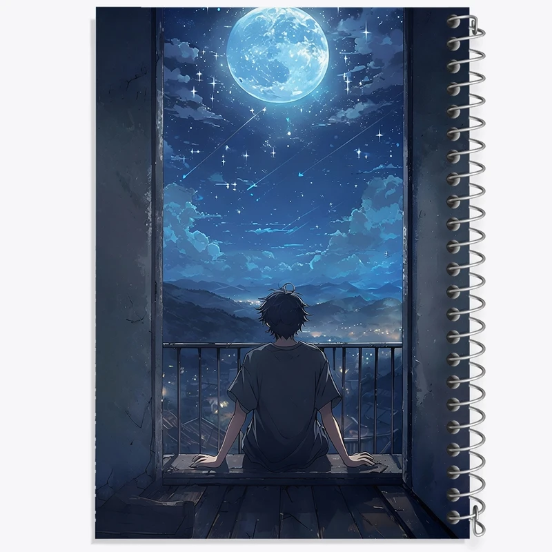 دفتر ژورنال نویسی 50 برگ خندالو مدل نقطه ای طرح پسرانه کد N7287