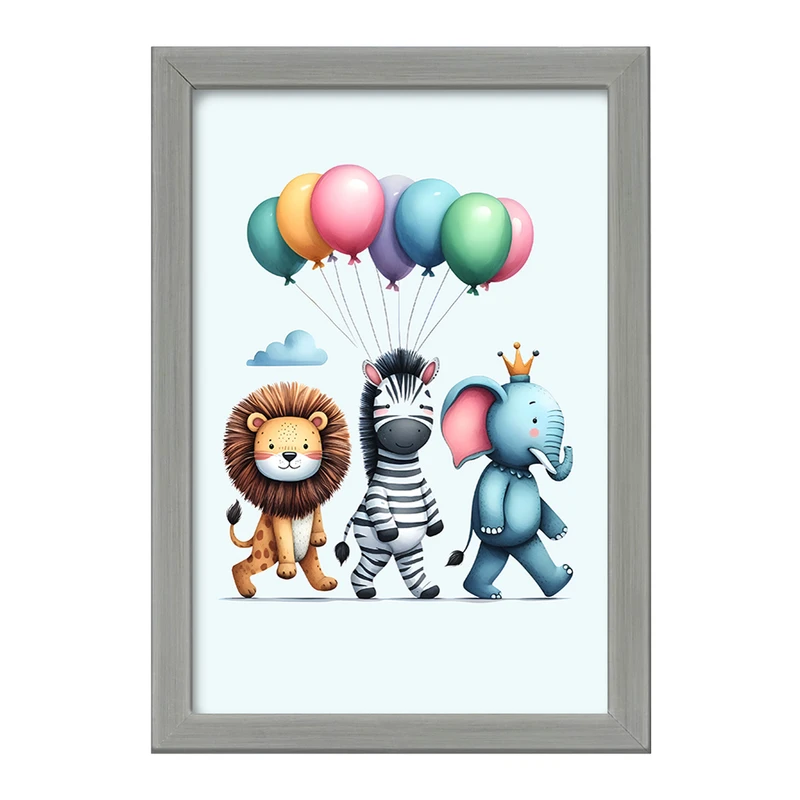 تابلو خندالو طرح حیوانات بامزه کد F6204